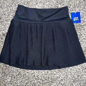 JoyLab Blue Mini Skater Skirt Pleated